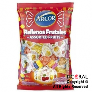 CARAMELOS DUROS RELLENOS FRUTALES 810GRS X 1